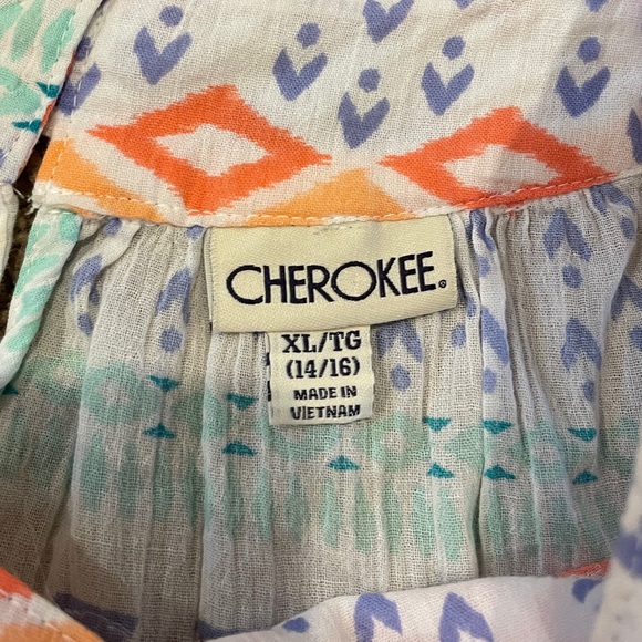 Girls Cherokee Patterned Tank Top - Picture 2 of 3